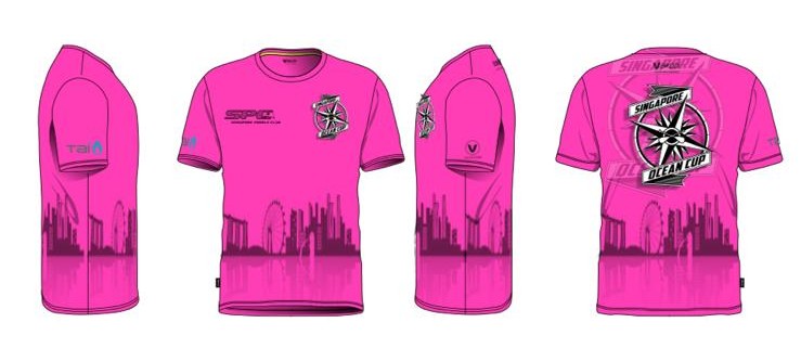 Short Sleeve UV Race Top - Singapore Ocean Cup Edition